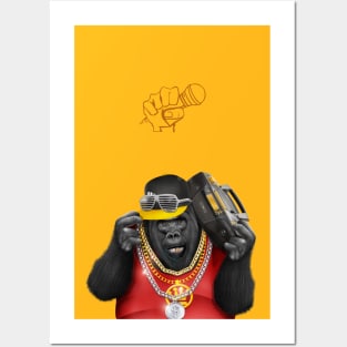 Rapper of the apes Posters and Art